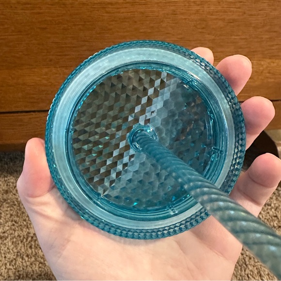 Starbucks Gradient Blue Bling Ombre Studded Tumbler 2023 Venti Cup 24oz - Picture 6 of 7